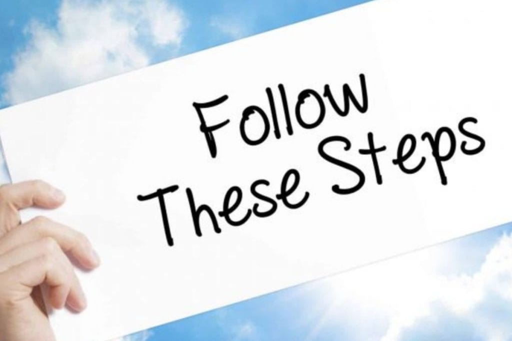 follow these steps 