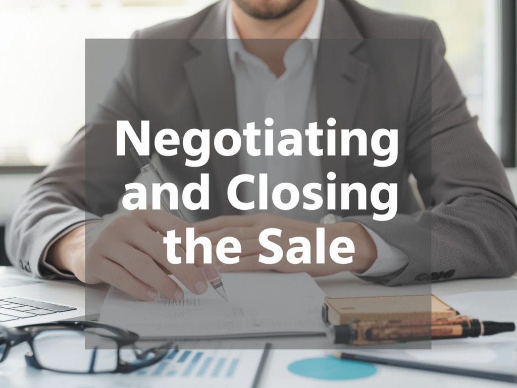 Negotiating and Closing the Sale