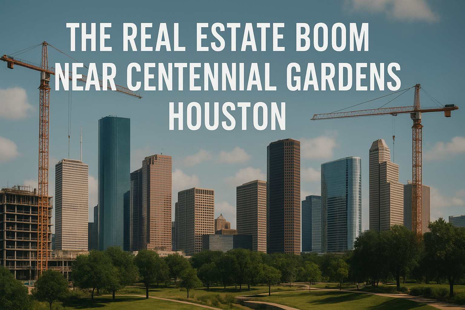 Real Estate Boom Near Centennial Gardens Houston