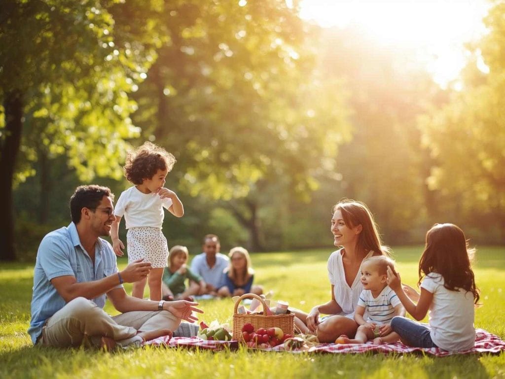 Relaxation and Family Activities images in park