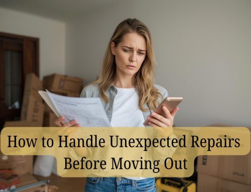 How to Handle Unexpected Repairs Before Moving Out