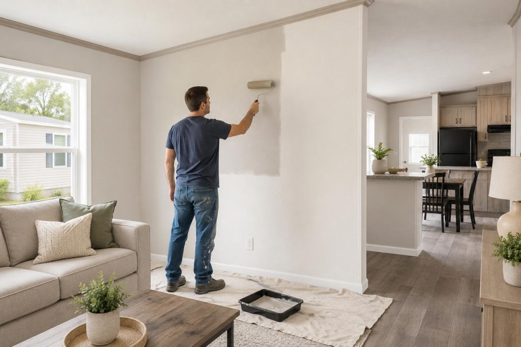 make a manufactured home feel brand new
