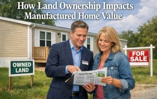 land ownership and manufactured home value