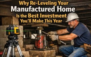 re-leveling your manufactured home