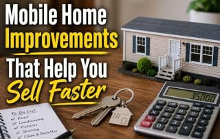 how to sell a mobile home fast
