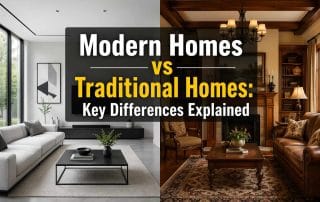 modern vs traditional homes