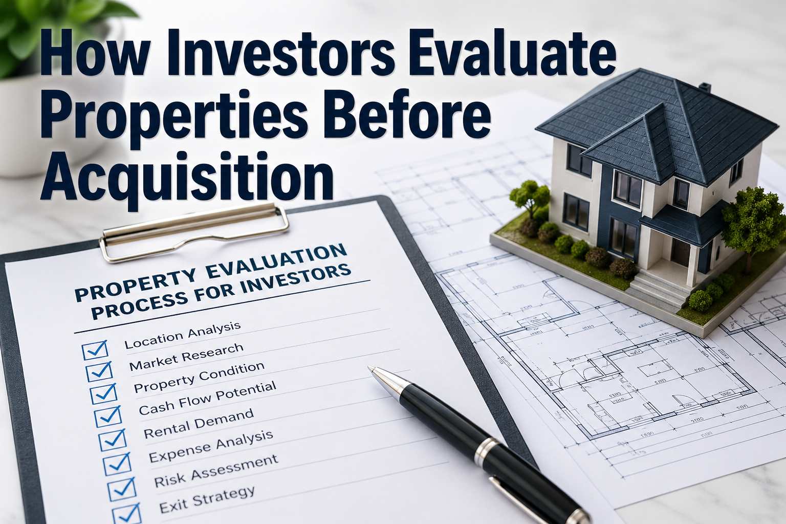 property evaluation process for investors