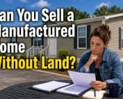 sell a manufactured home without land