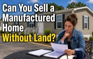 sell a manufactured home without land