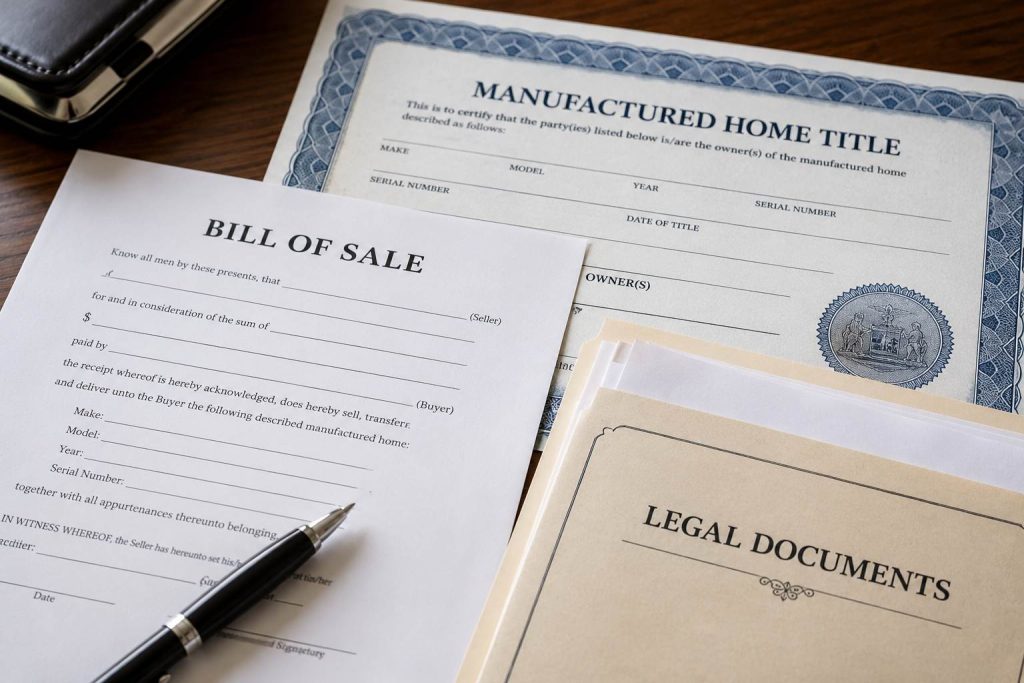 sell a manufactured home without land