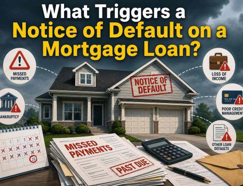 What Triggers a Notice of Default on a Mortgage Loan?