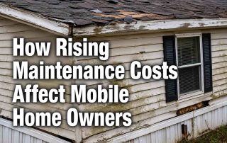 mobile home maintenance costs