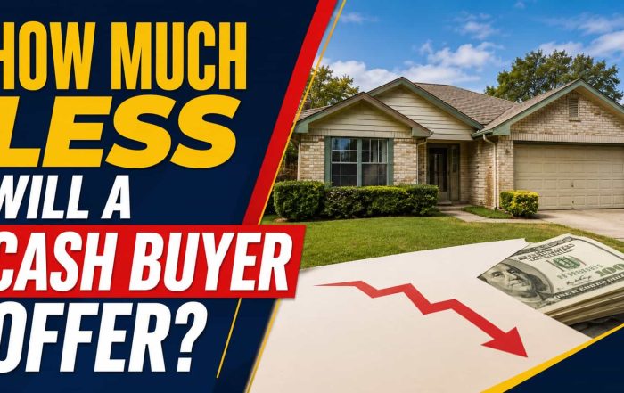 How much less cash home buyers offer for a house in Houston